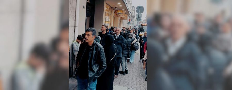 Lange Schlange in der Moritzstraße – was war los?