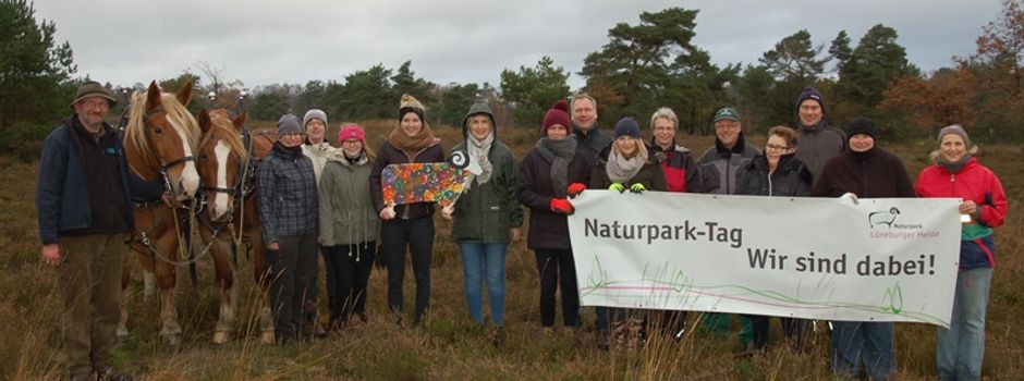 Mit königlicher Hilfe die Heide pflegen