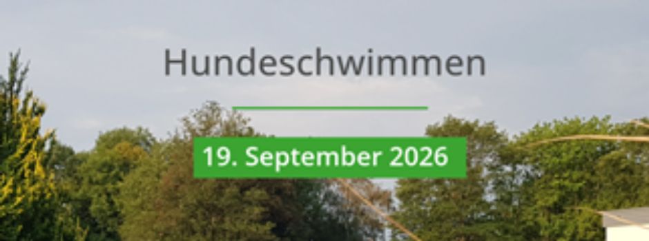 Hundeschwimmen im Freibad Grünberg