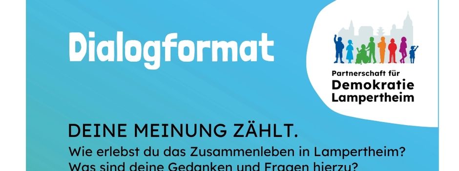 Die Meinung der Bürgerinnen und Bürger in Lampertheim ist gefragt