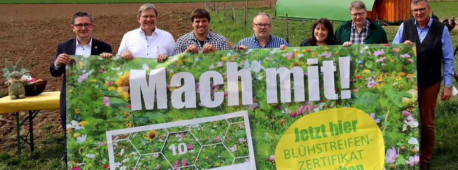 Mach mit!: Blühstreifen gegen Insektensterben
