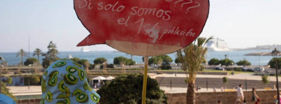 Demo gegen Massentourismus auf Mallorca