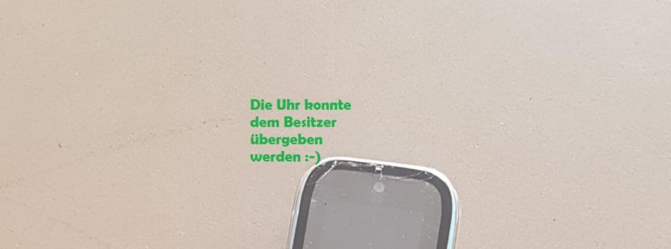 Die Uhr konnte dem Besitzer übergeben werden :-)
