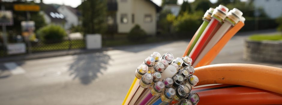 Glasfaserausbau mit Tempo