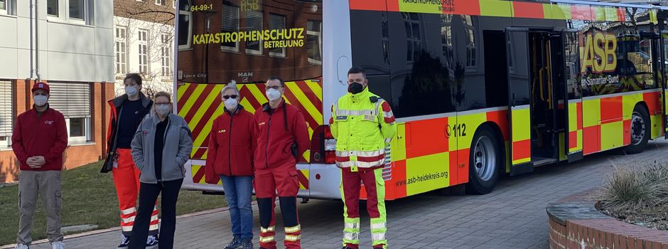 Bus mit 83 Flüchtlingen aus der Ukraine im Heidekreis angekommen