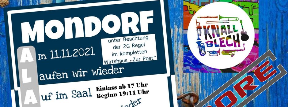 Karneval: Sessionseröffnung der 1. Mondorfer KG Blau-Weiß