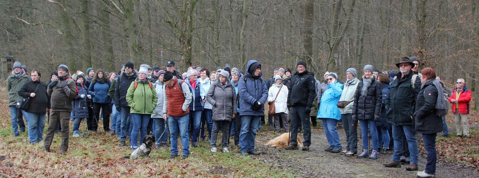 Geburtstags-Winterwanderung zu den Westuffler Wüstungen