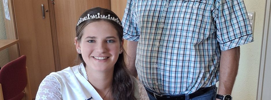 Hessische Milchkönigin zu Gast im Rathaus