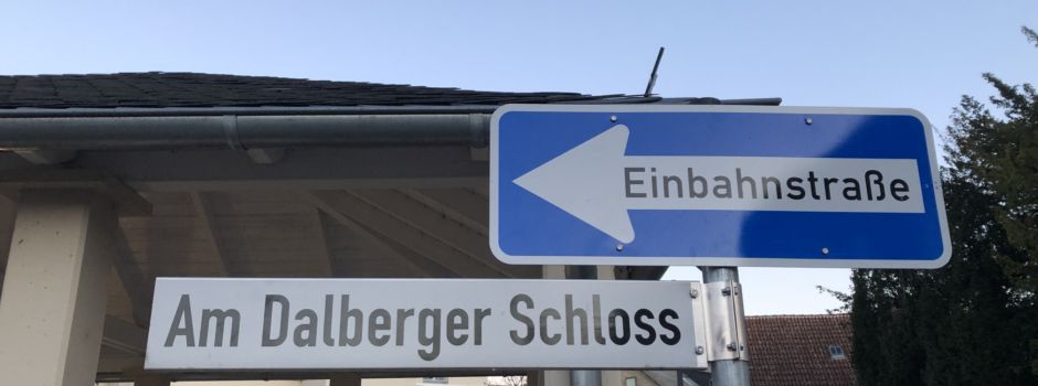 Probeweise Einbahnregelung für die Straßen „An der Glöck“ und „Am Dalberger Schloss“ in Nierstein