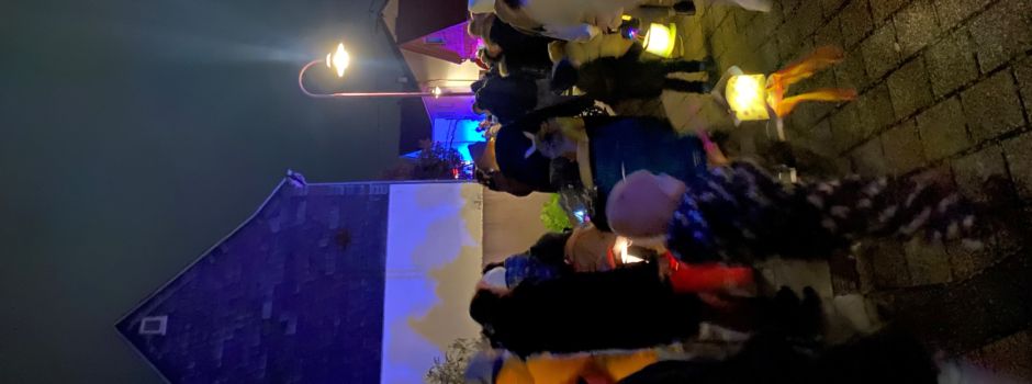 Viele Teilnehmer beim Sankt  Martinsumzug am 14.11.24