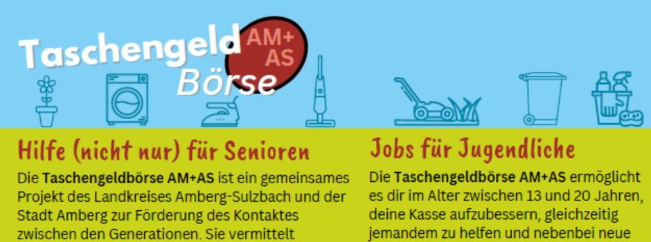 Taschengeldbörse sucht Jugendliche zwischen 13 und 20 Jahren