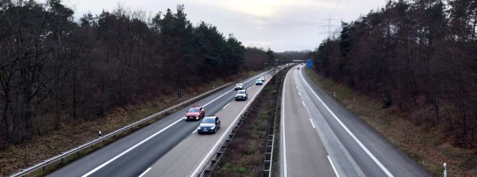 Sperrung auf A643 und A60 am Autobahndreieck Mainz