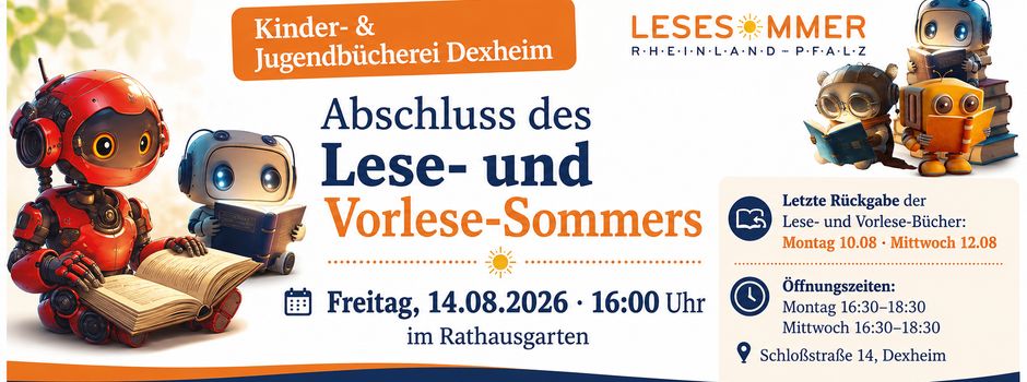 Lese- und Vorlese-Sommer: Großes Abschlussfest in Dexheim