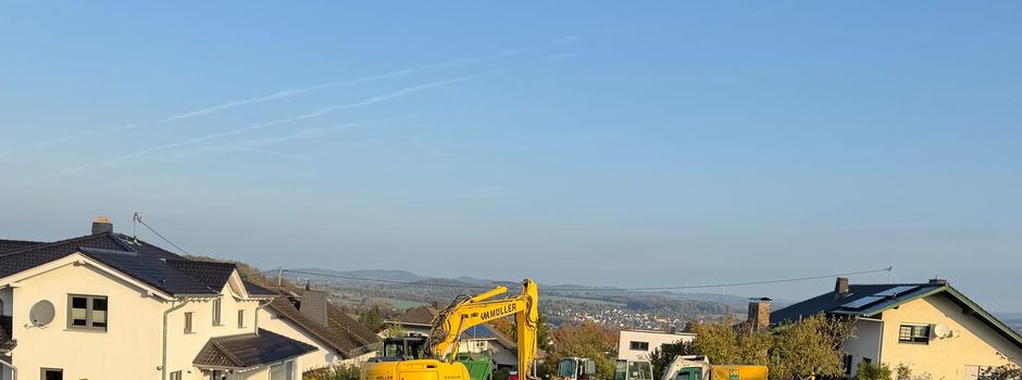 Straßenbau "In den Ahlen" gestartet