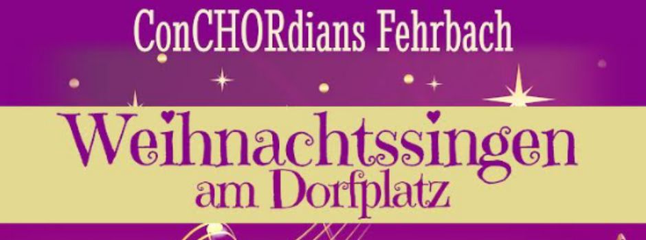 Weihnachtssingen am Dorfplatz