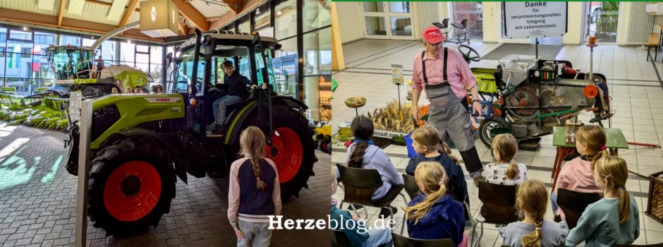 Spannender Ausflug zum Technoparc – Kinder der Bolandschule entdecken die Welt der Landmaschinen
