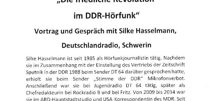 Friedliche Revolution im DDR-Hörfunk