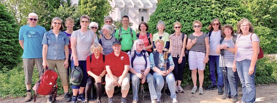 MTV-Gruppe wandert in der Heide