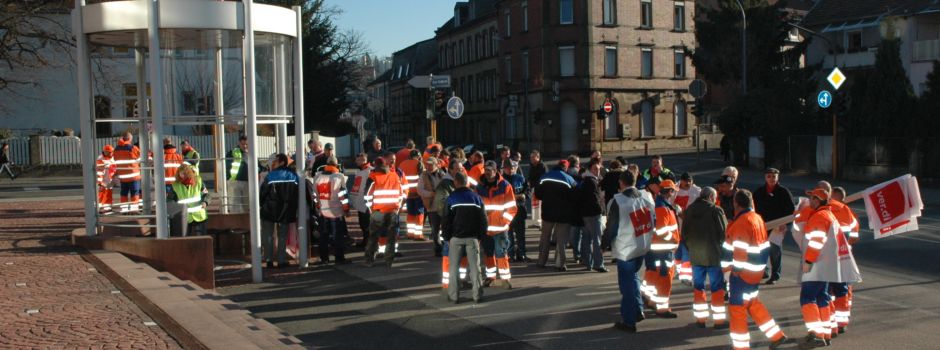 Warnstreik bei den Stadtwerken