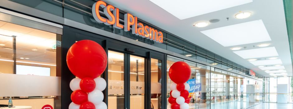 Leben retten: CSL Plasma Center in der Römerpassage in Mainz feiert 1. Geburtstag