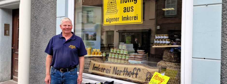 Laden auf Zeit: Heinz Northoff bietet regionale Imkereiprodukte und Handgemachtes