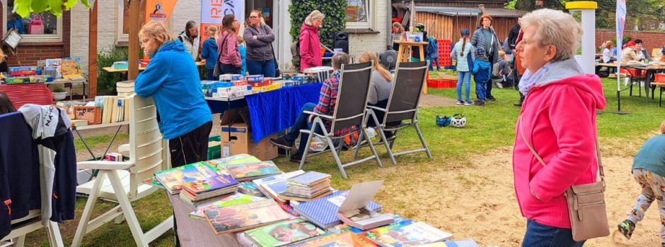 Flohmarkt und Familientag nach Abenteuer-Schnitzeljagd