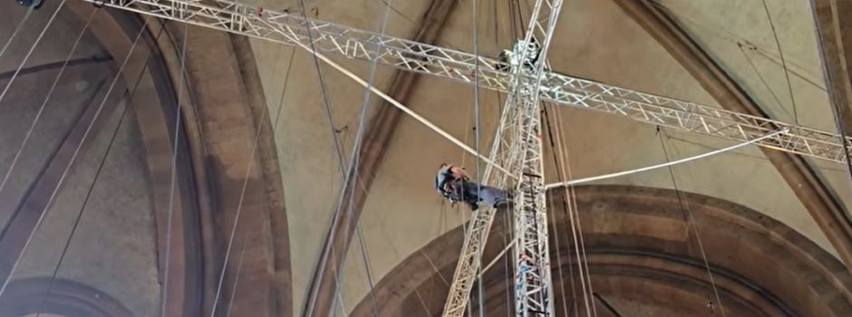 Was machten Höhenkletterer im Mainzer Dom?