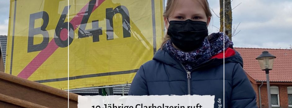 10-Jährige Clarholzerin ruft zur Demo gegen die B64n