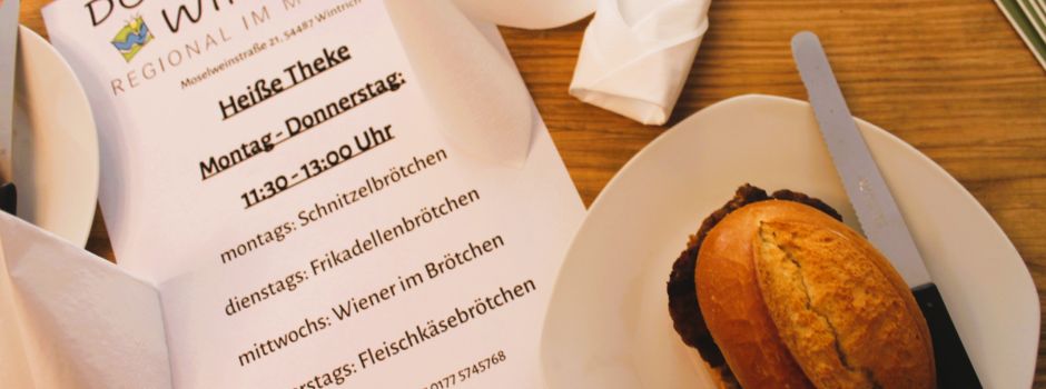 Mittagssnacks im Dorfladen