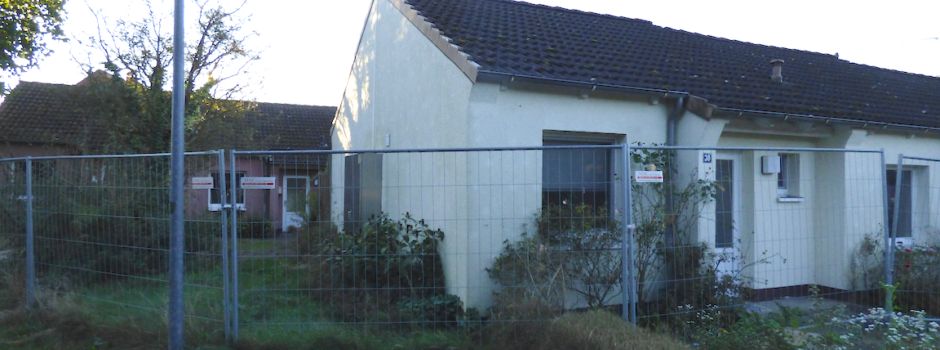 Abrissarbeiten in der Heimstraße