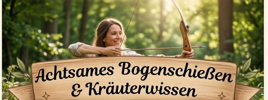 Noch 2 Plätze frei -Achtsames Bogenschießen & Kräuterwissen