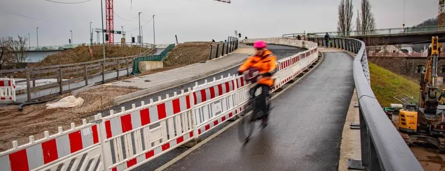 Erneuter Vandalismus auf Baustelle der Pfaffendorfer Brücke in Koblenz