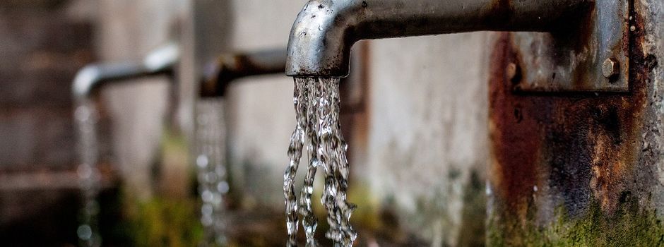 Wasserrohrbruch in Roßbach