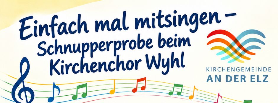 Schnupperprobe beim katholischen Kirchenchor