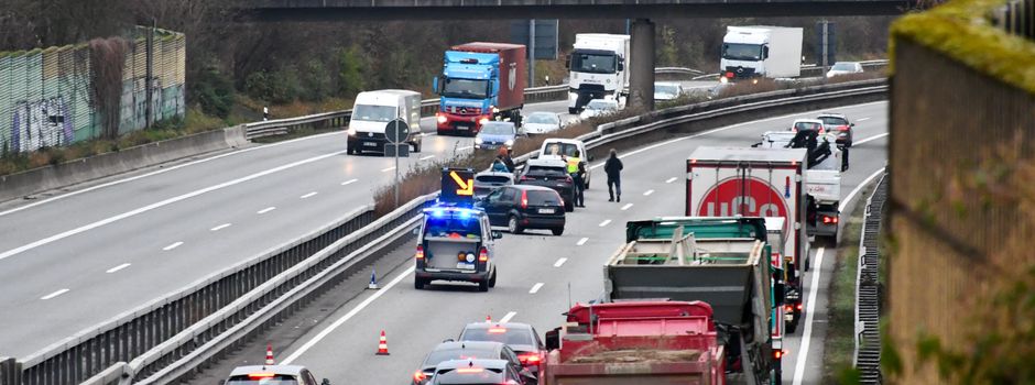 A63 bei Mainz lahmgelegt: Unfall führte zu Stau im Berufsverkehr