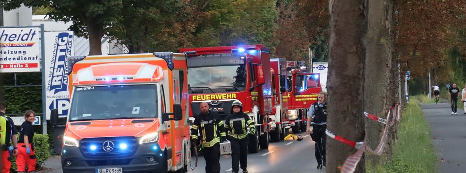 Qualmender Kaminschacht sorgte für großen Feuerwehreinsatz