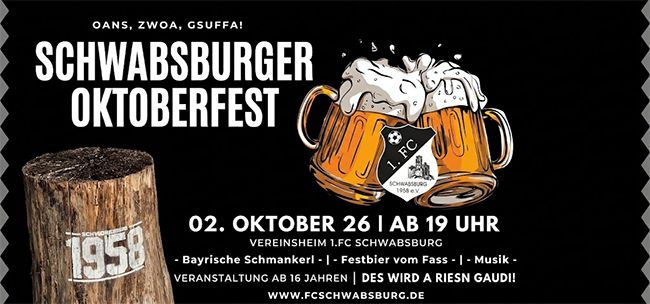 „Oans, zwoa, gsuffa!“: Schwabsburg lädt zum zünftigen Oktoberfest