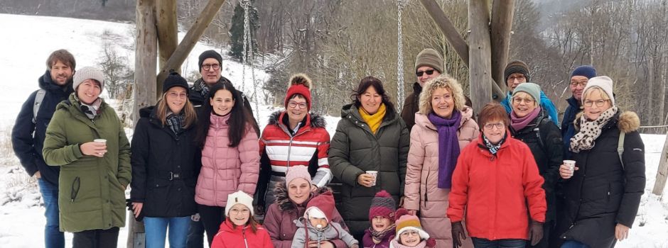 Neujahrswanderung im Schnee