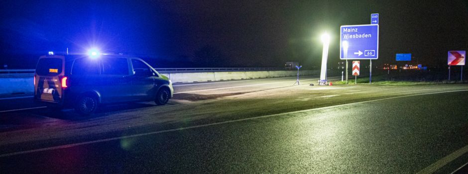 Schussabgabe auf A3 bei Wiesbaden: Polizei gibt weitere Details bekannt