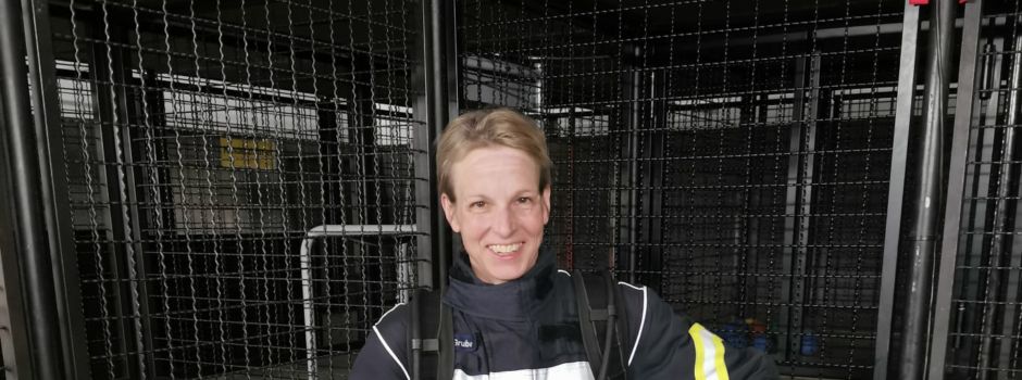 Feuerwehrfrau Heike Grube