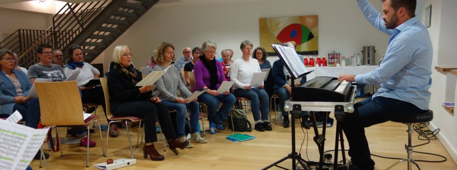 Kilians-Chor probte fleißig für adventliches Konzert am 30. November in Nierstein