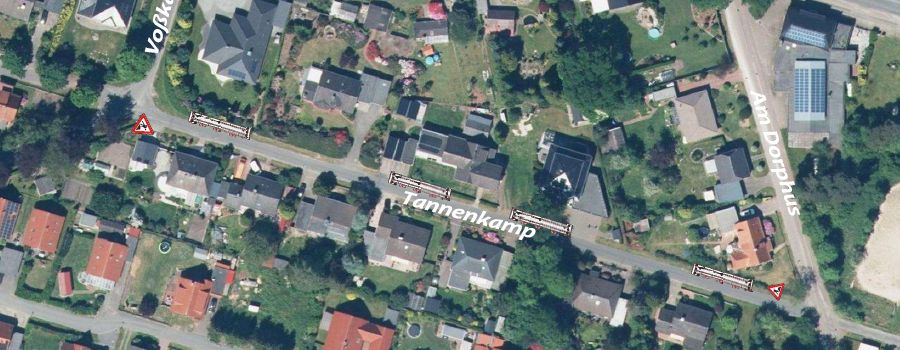 Erneuerung der Wasserleitung in Lunestedt