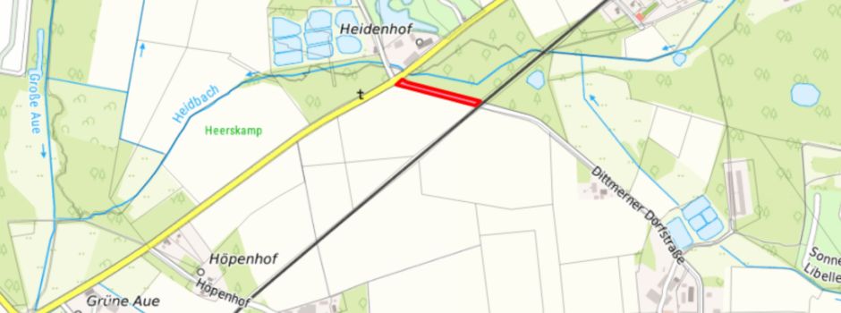 Fahrbahnsperrung erforderlich