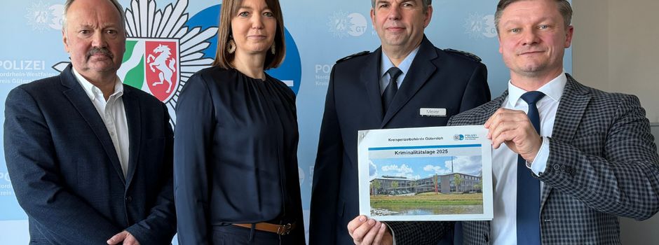 Kreis bleibt sicher: Polizei Gütersloh stellt Kriminalstatistik 2025 vor