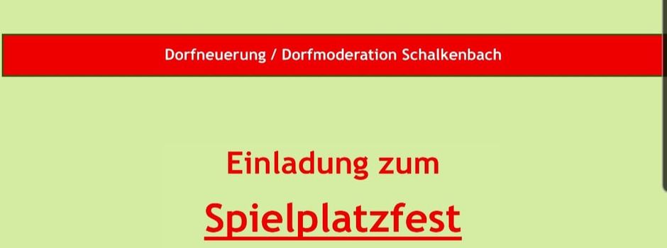 Spielplatzfest