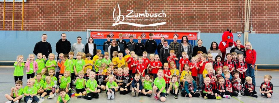 Tolle Stimmung beim 11. Kindergarten-Cup des TSV Victoria Clarholz