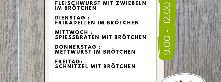 Unsere heiße Theke vom 17.11. – 21.11.2025