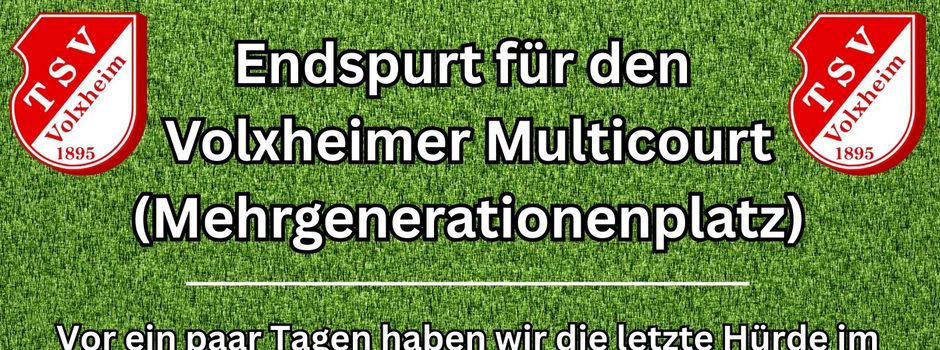 „Multicourt und Mehrgenerationenplatz" auf dem alten Spielplatz am Sportplatz
