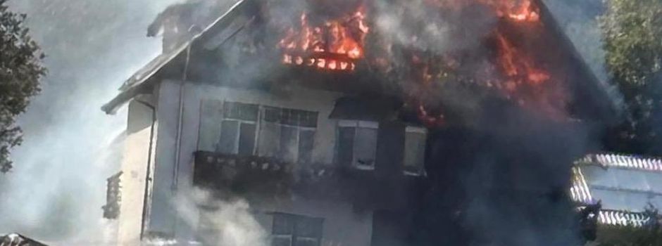 Spendenaufruf und Wohnungssuche nach Brand in der Sonnenvilla in Schönau im Schwarzwald