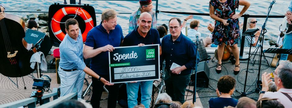 Koblenzer Kulturstufen gesichert: Banken spenden 20.000 Euro für Gratis-Konzerte